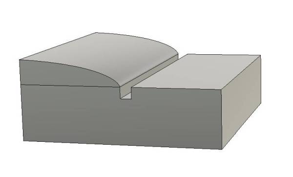 Nasenleiste Positivform